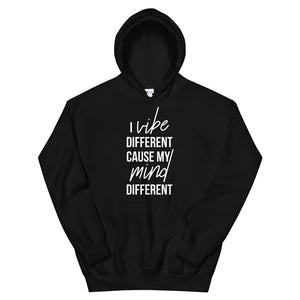 
                
                    Load image into Gallery viewer, I Vibe Different Unisex Hoodie
                
            