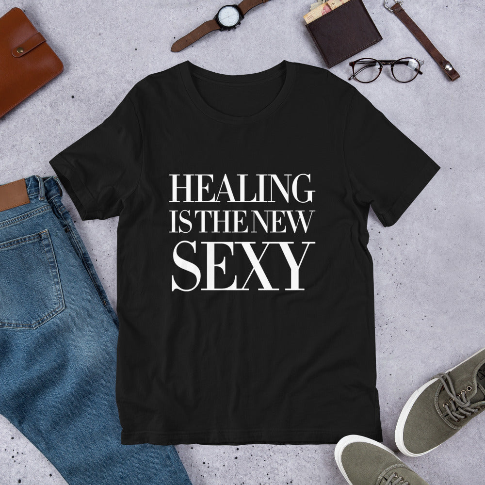 
                
                    Load image into Gallery viewer, Healing Is The New Sexy Unisex T-Shirt
                
            